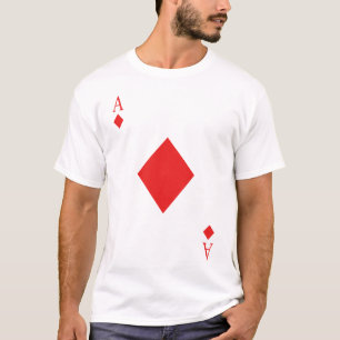 Camiseta tarjeta del diamante