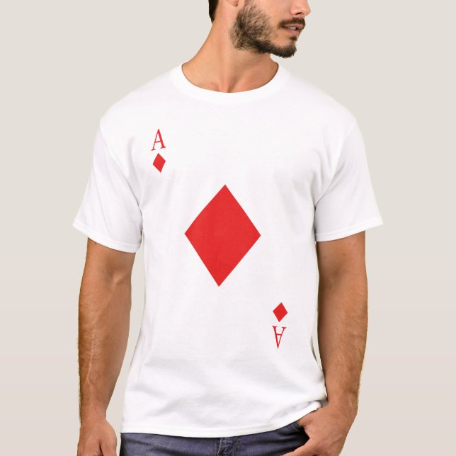 Camiseta tarjeta del diamante (Anverso)