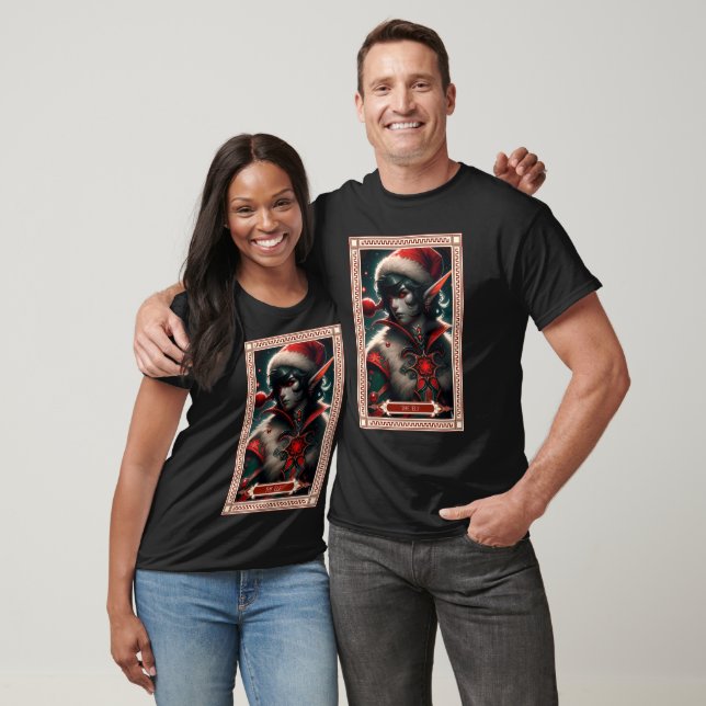 Camiseta Tarjeta Elf Tarot de los Navidades (Unisexo)