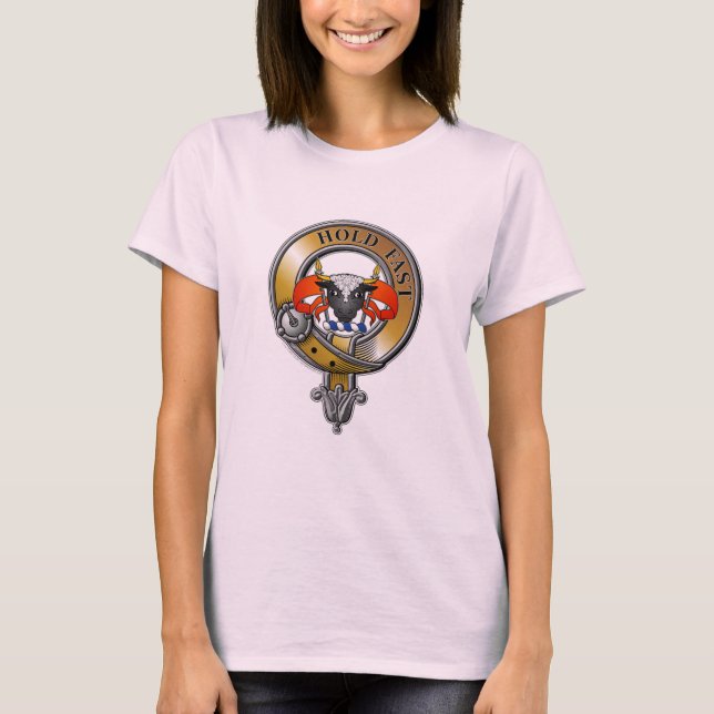 Camiseta Tarjeta Escudo MacLeod (Anverso)
