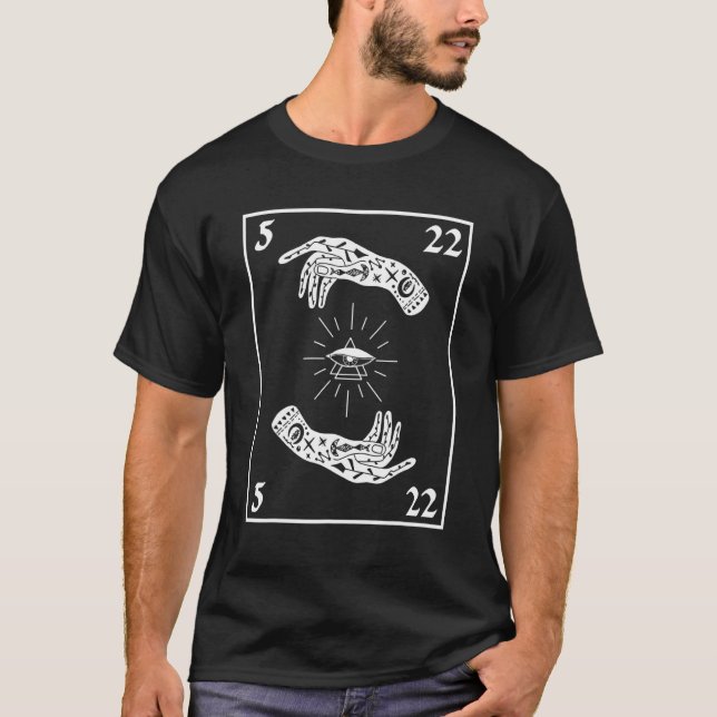 Camiseta Tarjeta Hands Tarot (Anverso)