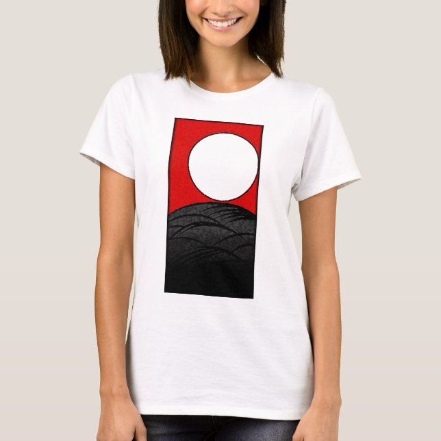 Camiseta tarjeta japonesa del hanafuda (JAPÓN KYOTO) (Anverso)