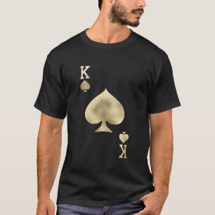 Camiseta Tarjeta King of Spades Tarjeta Halloween Costume T