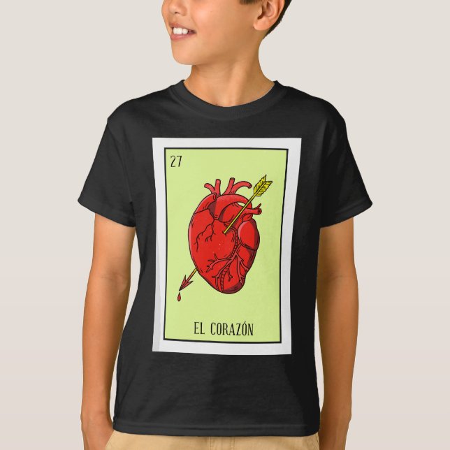 Camiseta Tarjeta Lotería de Lotería de Lotería de Lotería M (Anverso)
