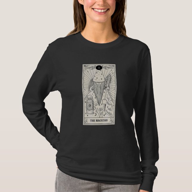 Camiseta Tarjeta Magia Tarot Creencias Ocultas Divination M (Anverso)