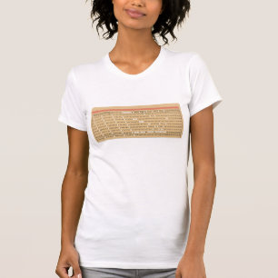 Camiseta Tarjeta perforada
