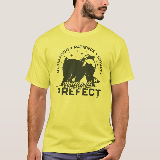 Camiseta Tarjeta prefecta HUFFLEPUFF™ (Anverso)