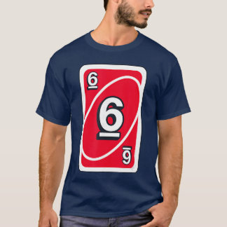 Camiseta Tarjeta roja 6 de UNO Halloween