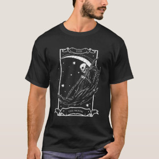 Camiseta Tarjeta Tarot al estilo de muerte de la Luna Xviii