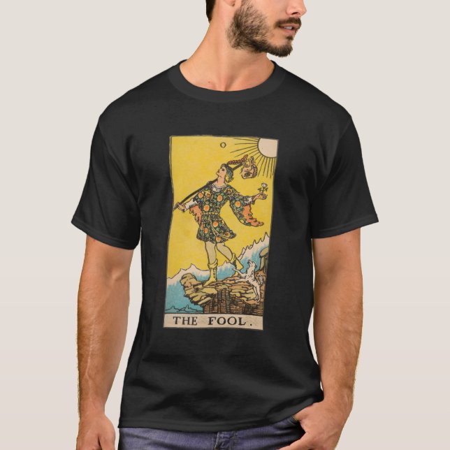 Camiseta Tarjeta Tarot al tonto (Anverso)