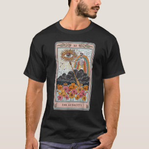 Camiseta Tarjeta Tarot: Audacity Skeleton Mystical Eye Aest