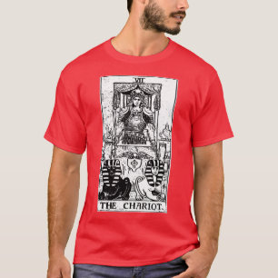 Camiseta Tarjeta Tarot Chariot Mayor adivinanza de la fortu
