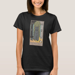Camiseta Tarjeta Tarot de alto sacerdote para gato para lec
