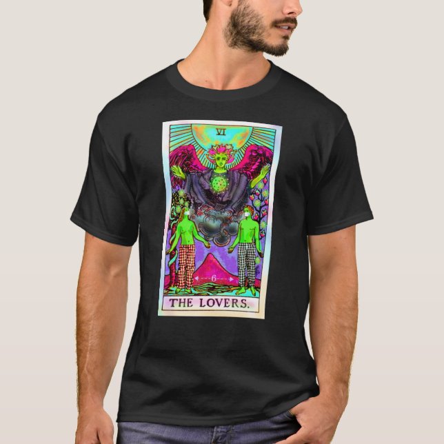 Camiseta Tarjeta Tarot de Coronavirus para los hombres (Anverso)