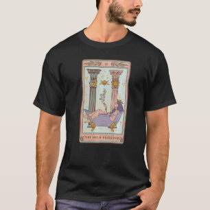 Camiseta Tarjeta Tarot de la Alta Sacerdote Cara Sol A