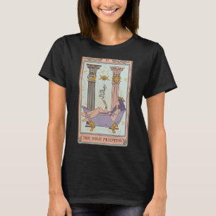 Camiseta Tarjeta Tarot de la Alta Sacerdote Cara Sol A