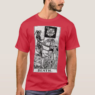Camiseta Tarjeta Tarot de la Muerte Se produce la mayor for