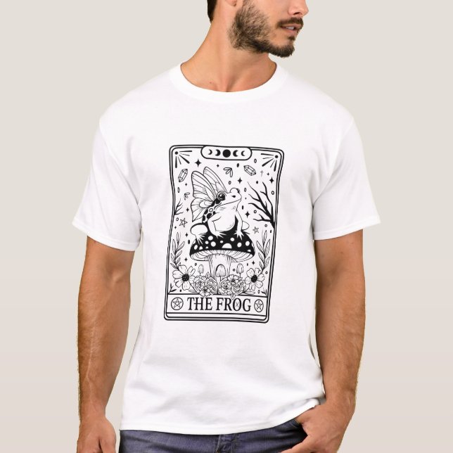 Camiseta Tarjeta Tarot de Rana (Anverso)