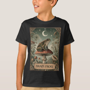 Camiseta Tarjeta Tarot de Rana Cerebral Fibromialgia Síntom