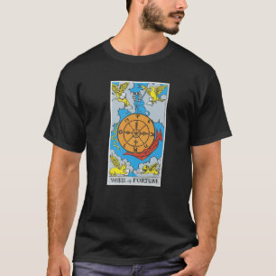 Camiseta Tarjeta Tarot de Ruedas Creencias ocultas Divince 