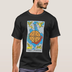 Camiseta Tarjeta Tarot de Ruedas Creencias ocultas Divince 