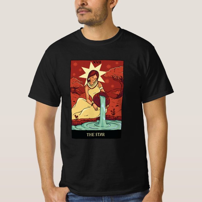 Camiseta Tarjeta Tarot de Star (Anverso)