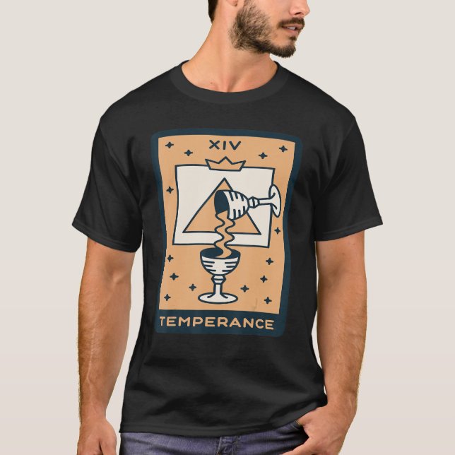 Camiseta Tarjeta Tarot de temperatura Tarjetas místicas Occ (Anverso)
