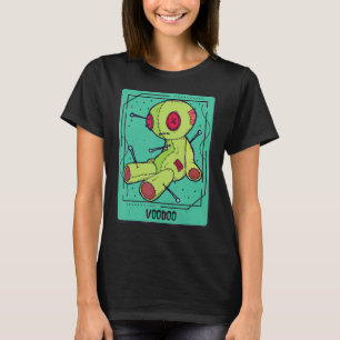 Camiseta Tarjeta Tarot de Voodoo oculta tarjetas místicas