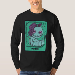 Camiseta Tarjeta Tarot de Voodoo oculta tarjetas místicas