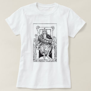 Camiseta Tarjeta Tarot del emperador
