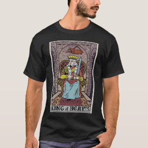 Camiseta Tarjeta Tarot del Rey de los Corazones