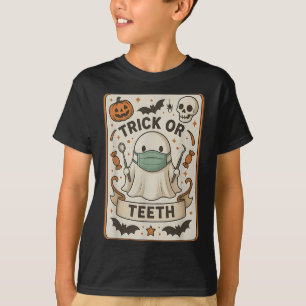 Camiseta Tarjeta Tarot Dental Dental Halloween D