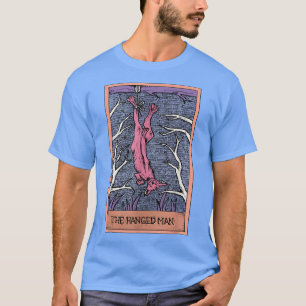Camiseta Tarjeta Tarot El Hombre Colgado Y El Gato Sphynx L