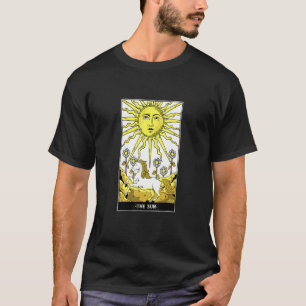 Camiseta Tarjeta Tarot El Lector Psíquico Sun Occult Metaph