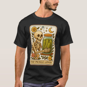 Camiseta Tarjeta Tarot La Piqueta Del Esquiador Del Pickle 