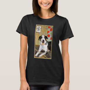 Camiseta Tarjeta Tarot Nine De Wands Y Dog Cosmic GraphDo