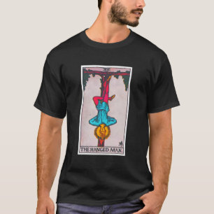 Camiseta Tarjeta Tarot para hombre ahorcado Psíquico Occula