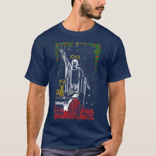 Camiseta Tarjeta Tarot Temática De Nieve Magia En Invierno