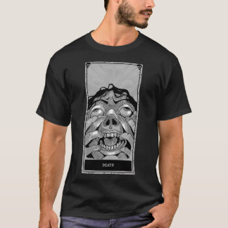 Camiseta Tarjeta tarta de muerte por fotofobia