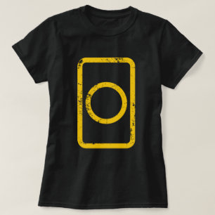 Camiseta Tarjeta Zener   Círculo hueco {cosecha}