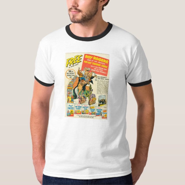 Camiseta Tarjetas 1952 de comercio de ROY ROGERS de la (Anverso)