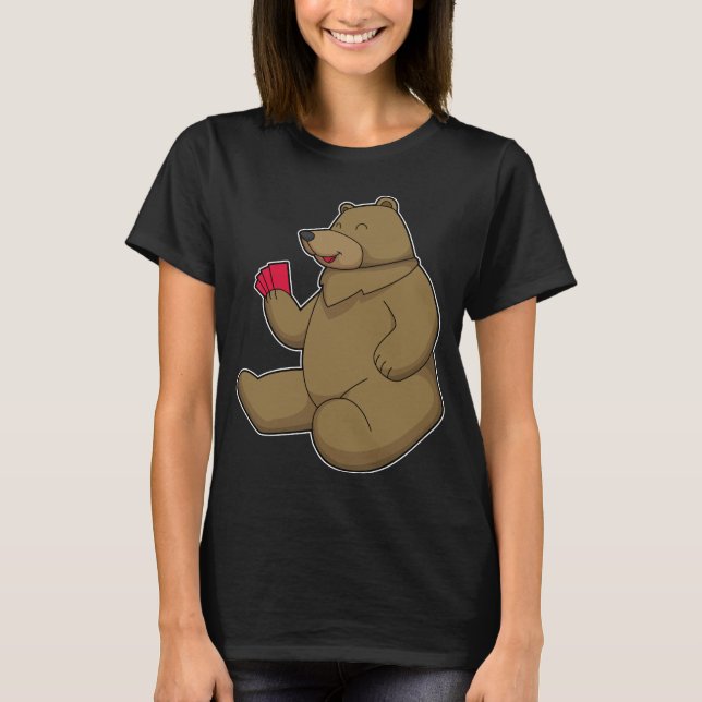 Camiseta Tarjetas de Bear Poker (Anverso)