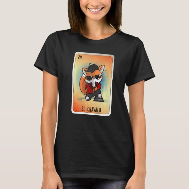 Camiseta Tarjetas de Bingo de Canto de Canto Slang Mexicano (Anverso)