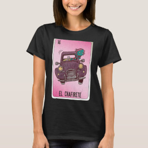 Camiseta Tarjetas de bingo de jerga de la lotería mexicana