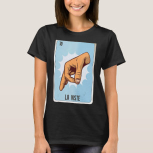 Camiseta Tarjetas de bingo de jerga de lotería mexicana Lo 
