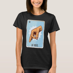 Camiseta Tarjetas de bingo de jerga de lotería mexicana Lo 