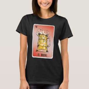 Camiseta Tarjetas de bingo de jerga jerga mexicana de EL Br