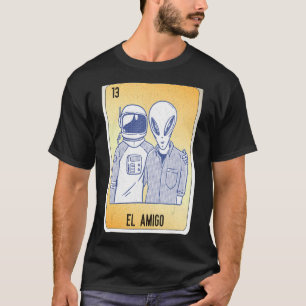 Camiseta Tarjetas de bingo de jerga jerga mexicana EL Amigo