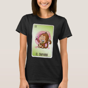 Camiseta Tarjetas de bingo de jerga jerga mexicana EL Chapa