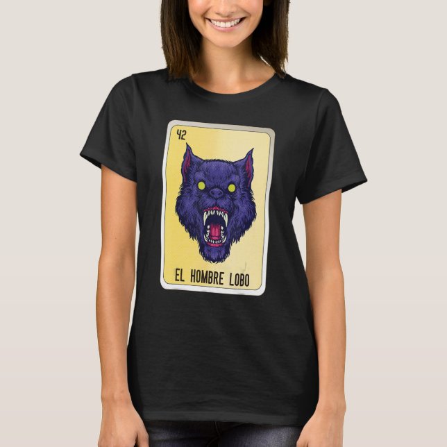 Camiseta Tarjetas de bingo de jerga mexicana para el hombre (Anverso)